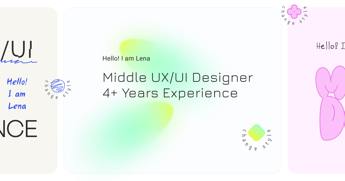 Gorshkova Design — Middle UX/UI Designer